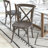 Arquit Stackable Cross-Back Wooden Bistro Chair-125313784-125324606