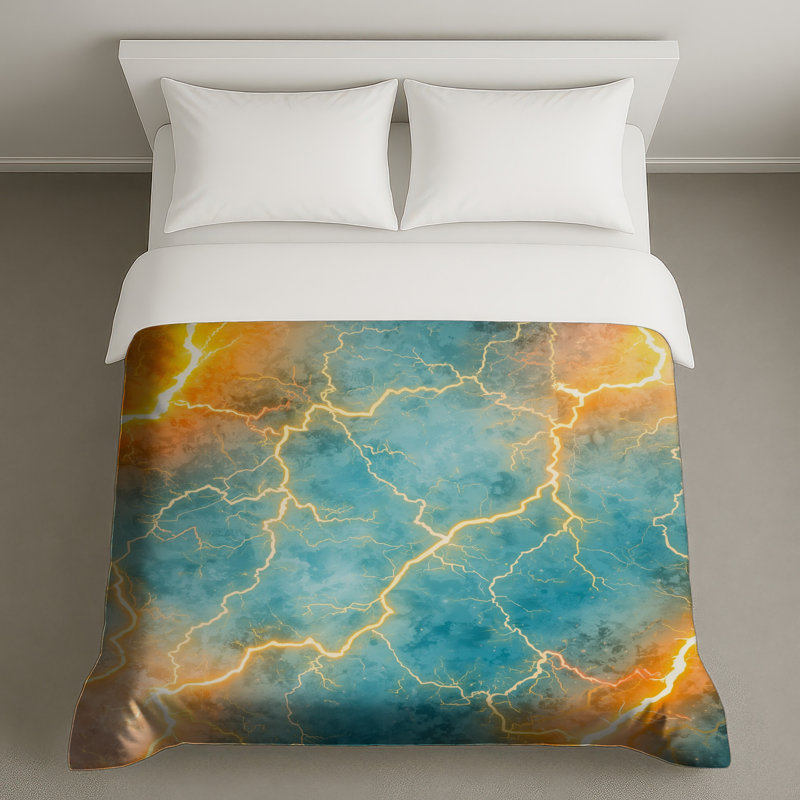Housses de couette Electric Lightning Storm, Queen
