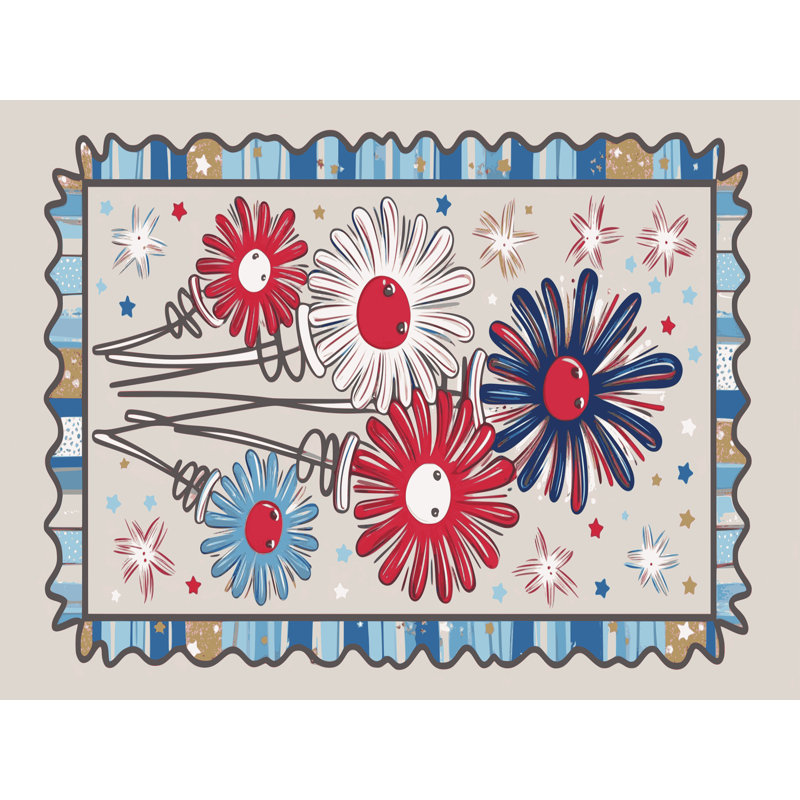 Tapis rouge des Fêtes Red Barrel Studio®, Rectangulaire 2 pi x 3 pi