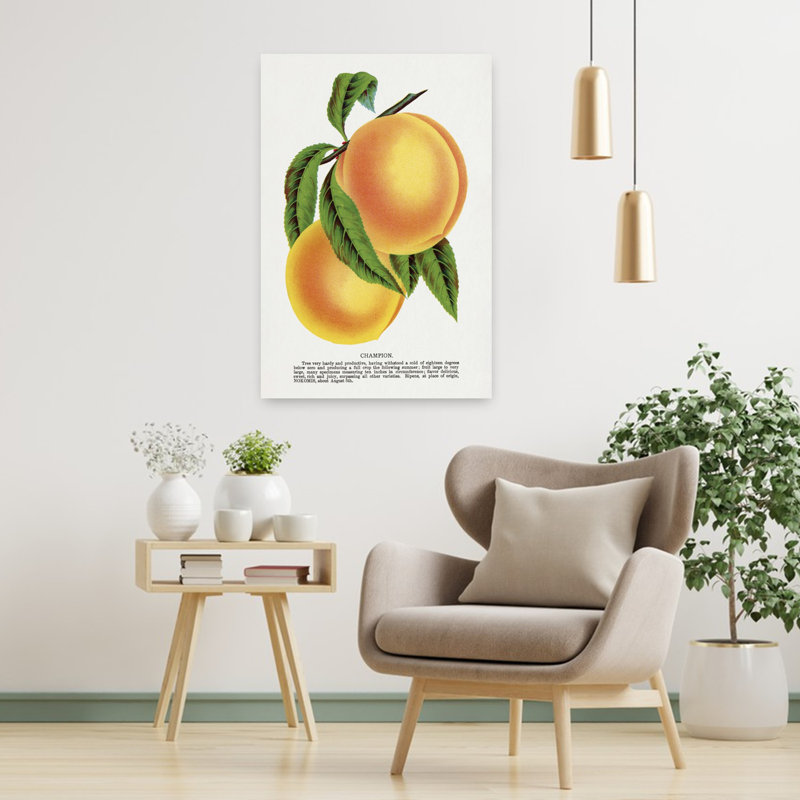 Art mural rétro fleur prune, H 36 po x l 24 po
