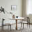 Nordic style modern simple round table