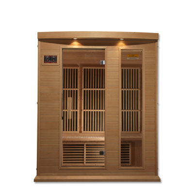 Sauna dynamique pour 3 personnes à faible intensité d'EMF FAR IR dans la pruche du Canada