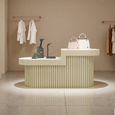 Présentoir de style nordique de couleur unie minimaliste