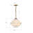 Silma 3 Dimmable Light Alabaster in Chandelier