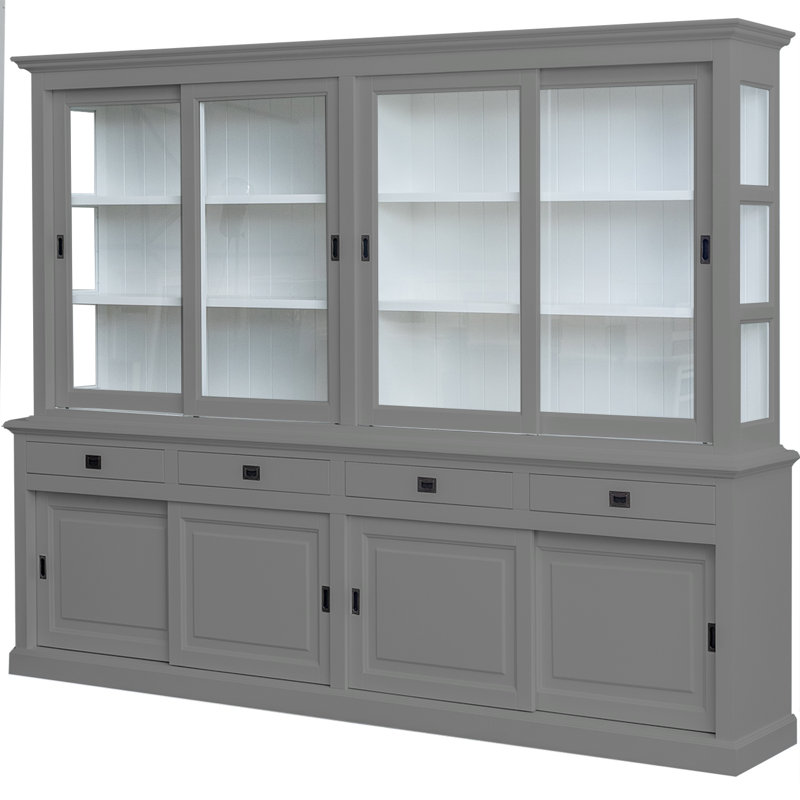 Burkett Display Cabinet, Dusty Grey