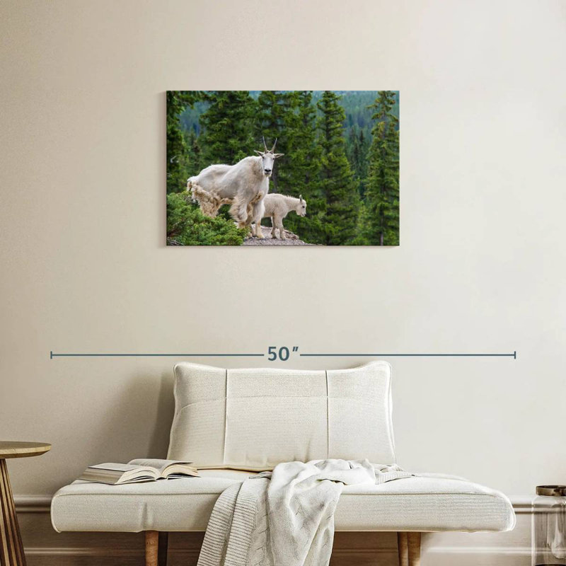 Cliff Mountain Goats, 20" H x 30" W
