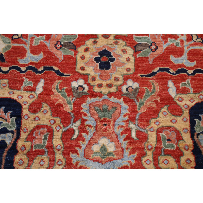 One-of-a-Kind 9'11" X 13'9" Wool Area Rug in Red