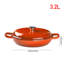 Living And Home 3.2L Cast Iron Stock Pot-126800337