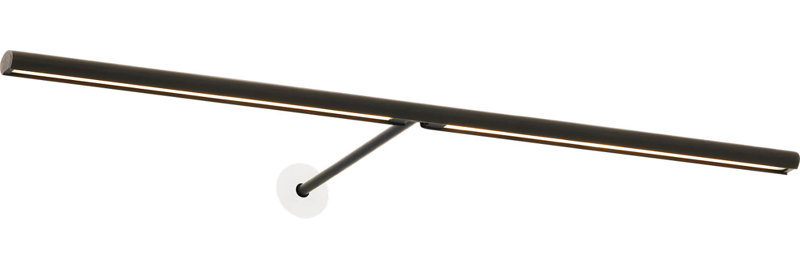 Plural Dome Picture Light, Bronze, 0.5" H x 24" W x 8.9" D, 17.4