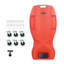 48" Heavy-Duty Low-Profile Roller Automotive Creeper With Padded Headrest (Red)-1004129804