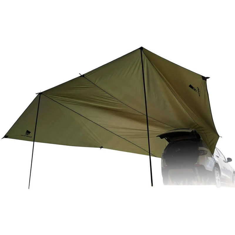 Grand auvent pour véhicule utilitaire et camion - tente de véhicule imperméable avec parasol