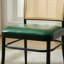 Chaise d'appoint moderne rembourrée en similicuir avec dossier en rotin-1114630113-1114630115