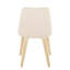 Chaises d'appoint rembourrées en similicuir Paco-88854091