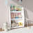 3-Tier Kids Bookshelf For Toddler Kid Bookcase, Storage Book Rack, White-207730475