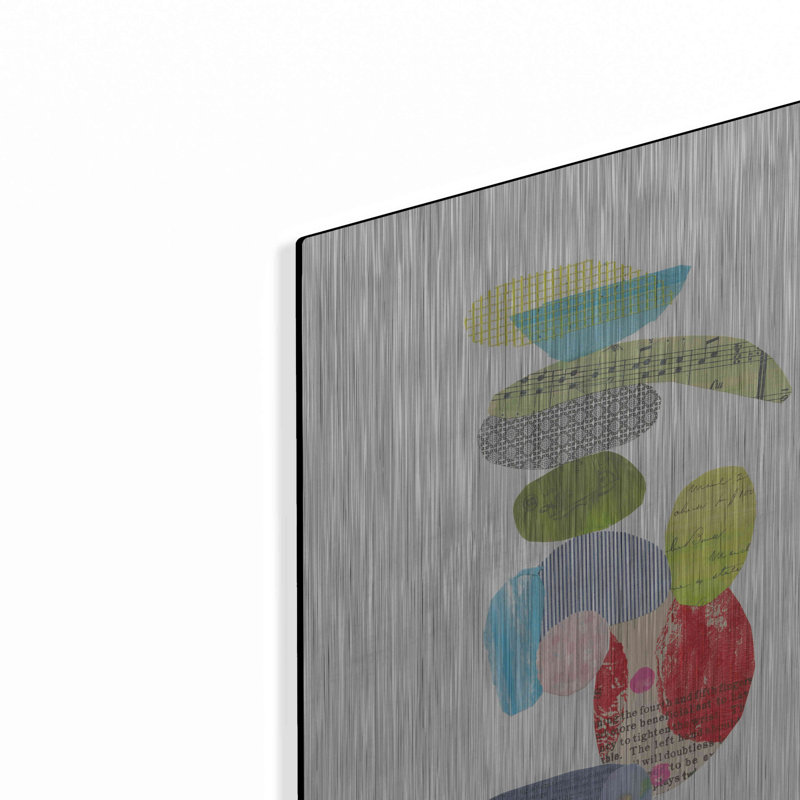 Orren Ellis «Whimsy III» par Courtney Prahl, art mural en métal, H 16 po x l 12 po