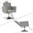 Hartnett Barber Chair, Swivel Salon Chair Faux Leather-177556141