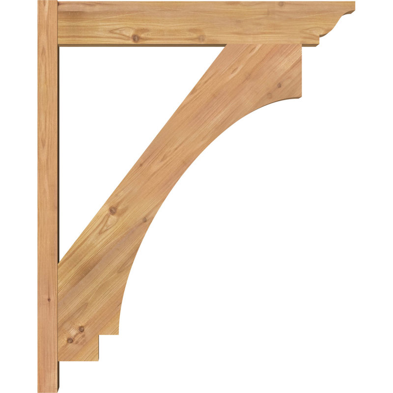 Persienne impériale traditionnelle, Cèdre rouge de l'Ouest l 5 1/2 po (lisse), 26" D x 32" H