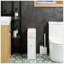 Armoire de rangement autoportante étroite compacte, organisateur de salle de bain, porte-papier hygiénique avec tiroirs