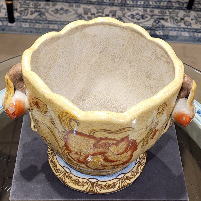 Pot de fleurs en céramique fait à la main
