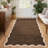 Machine Washable Rug Modern Scalloped Rug Non Slip, Neutral Indoor Carpet, Soft Non Shedding Floor Covering, Low Pile Thin Foldable Printed Mats for Living Room Bedroom Nursery-616125149