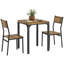 Ensemble de table de salle à manger 3 pièces, table de cuisine et 2 chaises, ensemble de salle à manger pour petits espaces-126035424