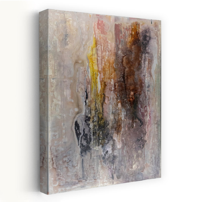 Art contemporain, art contemporain abstrait, H 24 po x l 16 po