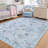 Boho Non-Slip Floral Washable Indoor Area Rug-610637673-610667557