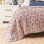 Shayla Red/White/Black Reversible Quilt-2069592397