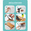 2.5cm H x 41cm W Floating Bookcase
