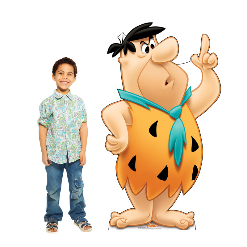 Fred Flintstone Life-Size Orange Cardboard Standup