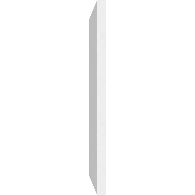Panneau mural Harrison 3D en blanc, H 14 po x l 18 po x P 0,63 po