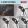 5-Setting HydroRain 2-in-1 Dual Shower Head with ProClean Spray