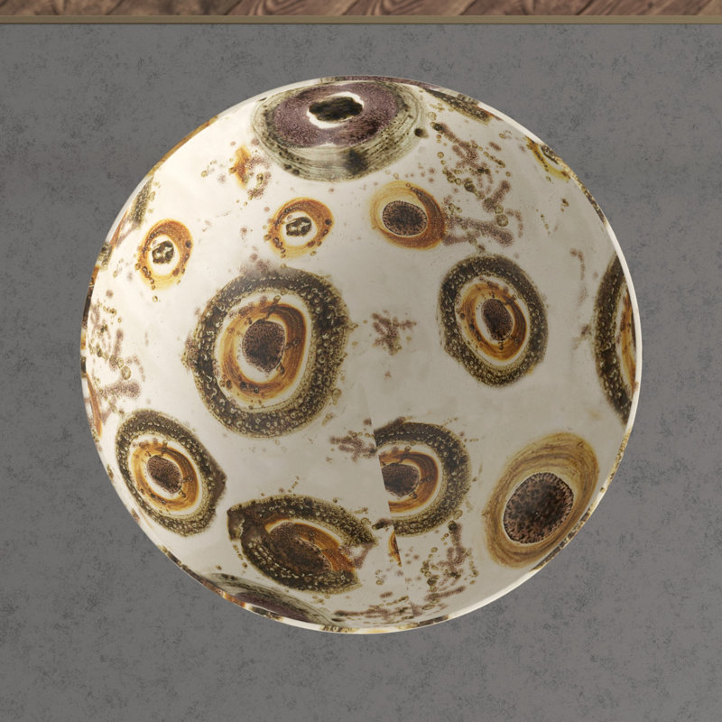 Earthtone Spots Bowl