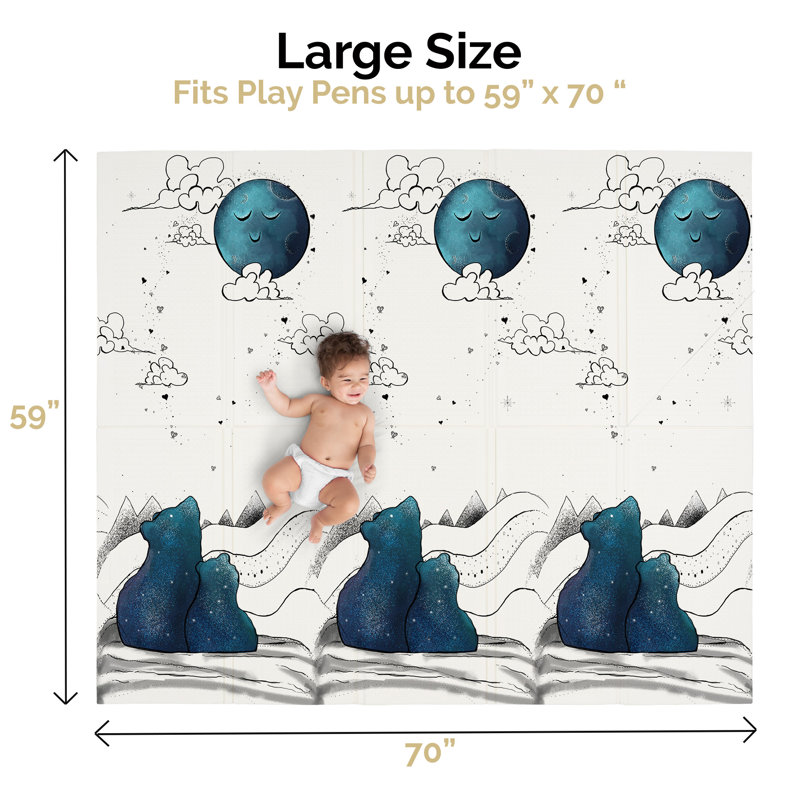 Tapis de jeu en mousse pliable JumpOff Jo, Galaxy Bears
