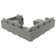 Très grand canapé modulaire modulaire d'angle en forme de U
