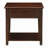 Malachi Walnut Finish End Table