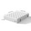 Grand matelas hybride 12 pouces - mousse viscoélastique et lit à ressorts ensachés - confort moyen ferme, soutien de la colonne vertébrale, silencieux et respirant-130624079