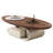 Creamy style modern simple coffee table-105974130