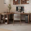 Bureau en coin en bois massif avec tablette en L et bibliothèque-1824449630-1824449628