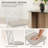X-back Solid Wood Fabric Upholstered Bar & Counter Stool With Footrest-569311482-569311480