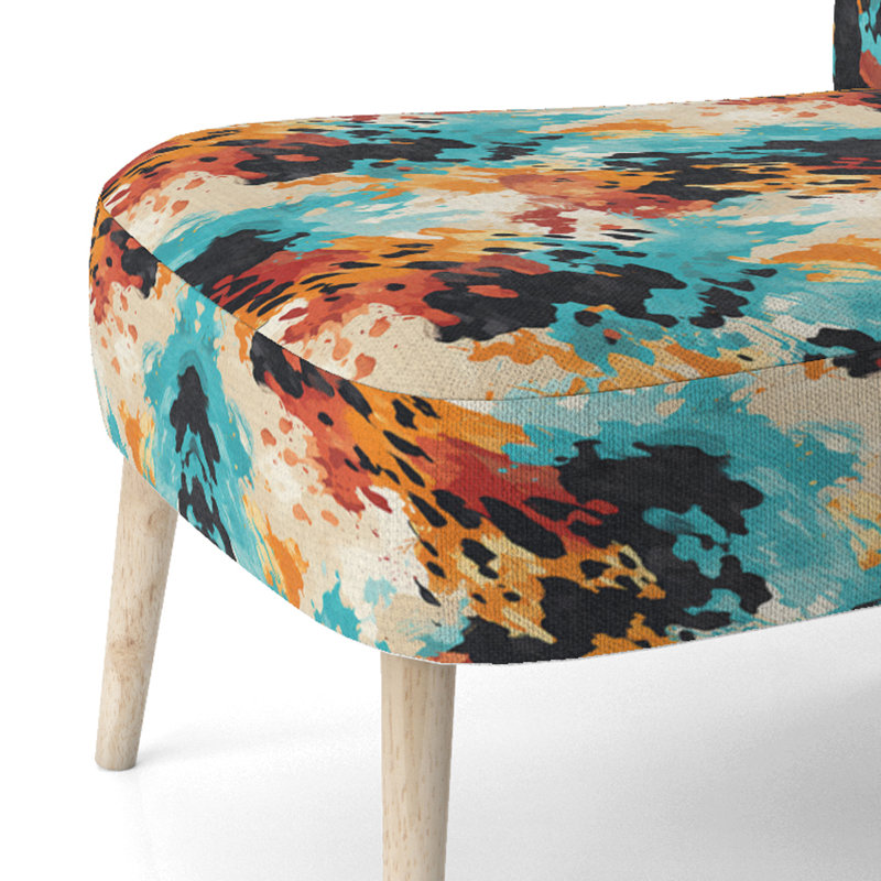Chaise d'appoint rembourrée Art