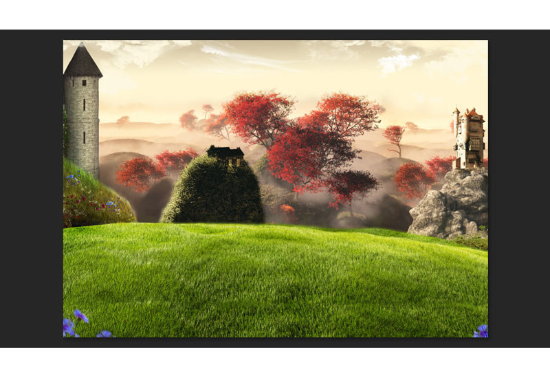 Castles 2.1m x 300cm Wallpaper