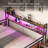 Twin Daybed with Trundle, Double Storage, Charging Station and LED Lights