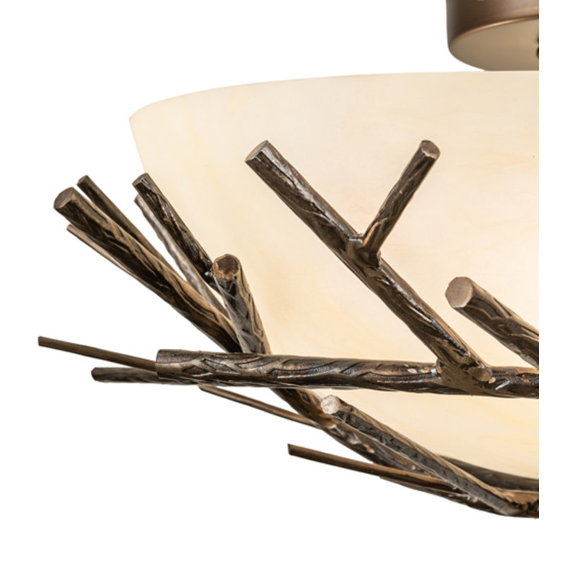 Branches 4 - Light Semi Flush Mount