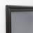 M&T Displays 18x24 Fancy Snap Poster Frame - Black Aluminum Front Loading Wall Mounted Picture & Sign Holder With Anti-Glare Cover | Quick Change Display For Menus, Photos, Office, Retail, Business-66231122