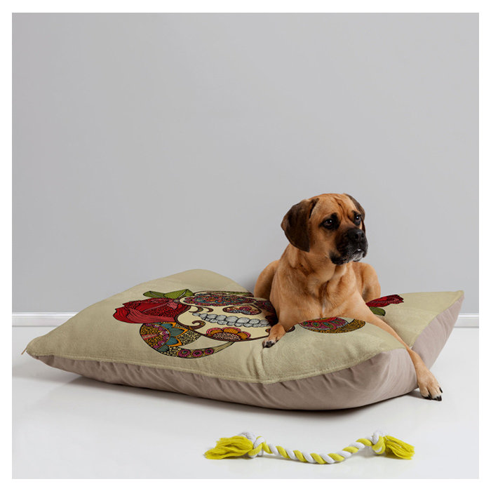 Floral Cotton Pet Bed