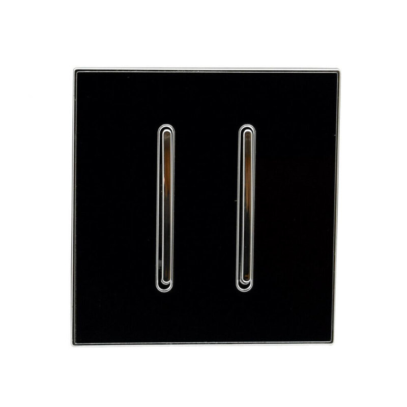 Rahjan Wall Mounted Light Switch, Black