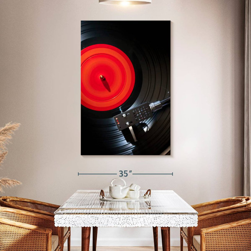 Abarca Playing Vinyl, 51" H x 34" W
