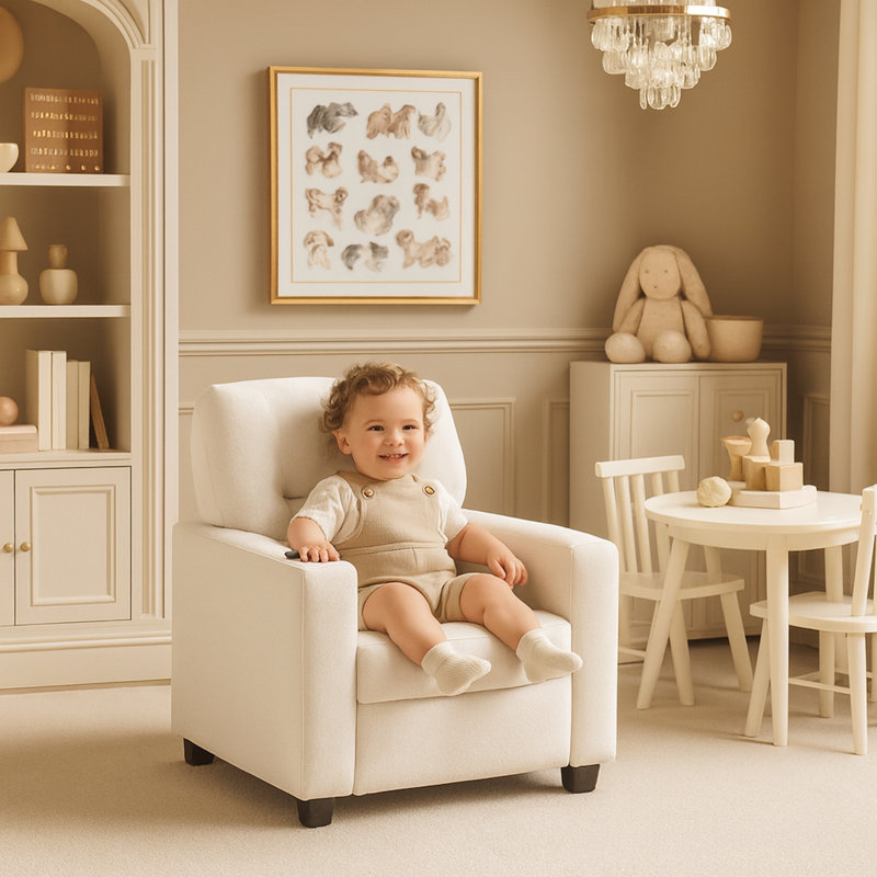 Oakley Kids Recliner Wooly White, White