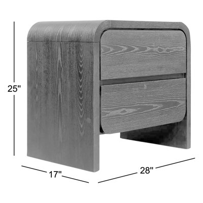 Nori 2-Drawer Nightstand